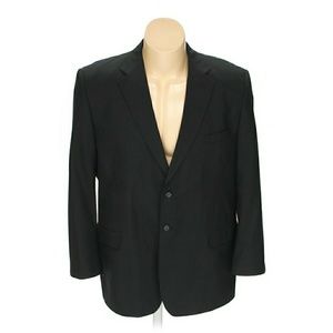 Bert Pulitzer Solid Black Blazer